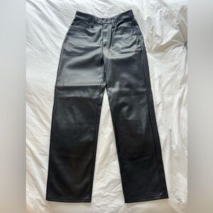 NWOT Madewell Leather pants